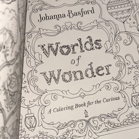 Johanna Basford Worlds of Wonder Coloring Book & Master’s Touch 24 Pencils Set - Picture 4 of 11